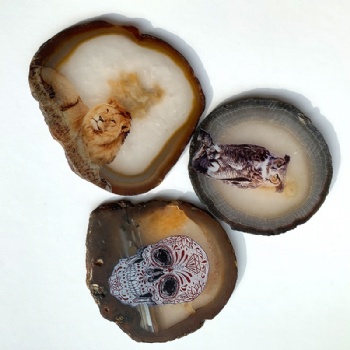 Wholesale high quality natural crystal agate home decor large natural furnishing articles agate slices